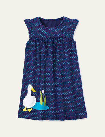 Polka Dot Duck Dress