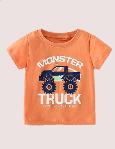 Truck Print T-Shirt