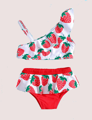 Strawberry Print Swimsuit