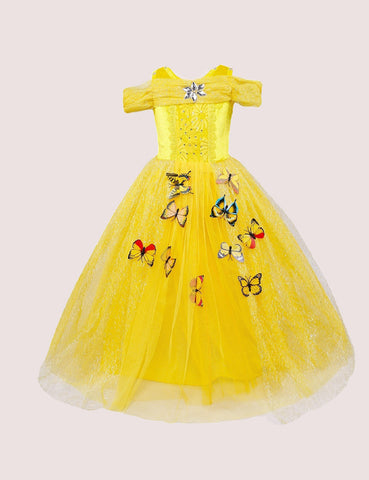 Frozen Butterfly Gauze Dress