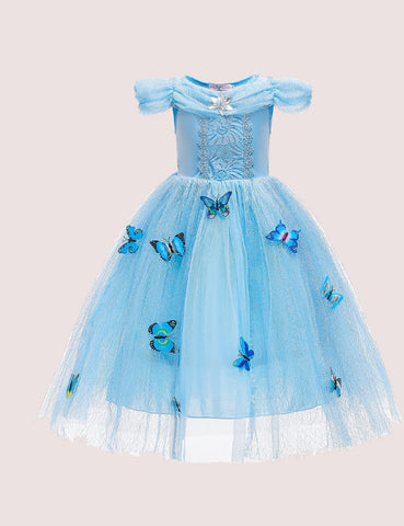 Frozen Butterfly Gauze Dress