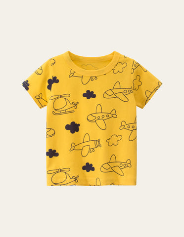 Airplane Full Print T-shirt