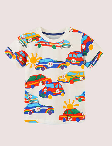 Car Full Print T-Shirt