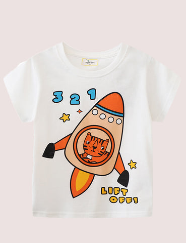 Cartoon Pattern T-shirt