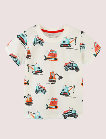 Vehical Full Print T-shirt