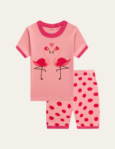 Flamingo Print Pajama Suit