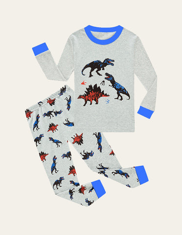 Dinosaur Print Pajama Suit