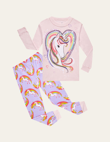 Unicorn Print Pajama Suit