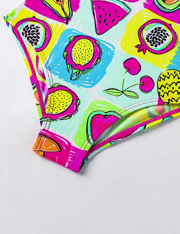 Fruit Printed Swimsuit