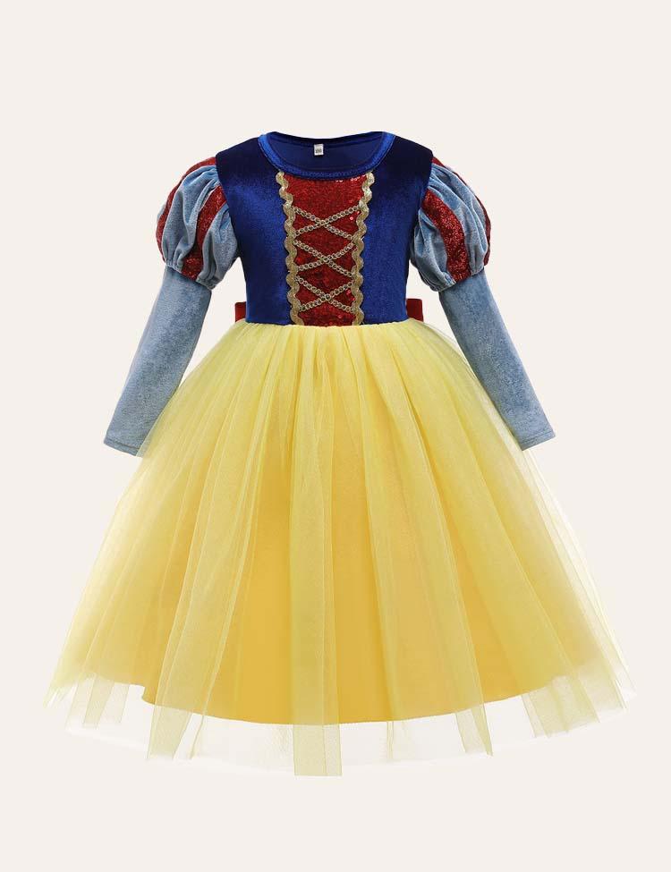 Snow White Mesh Party Dress - CCMOM