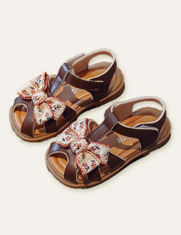 Floral Bow Sandals