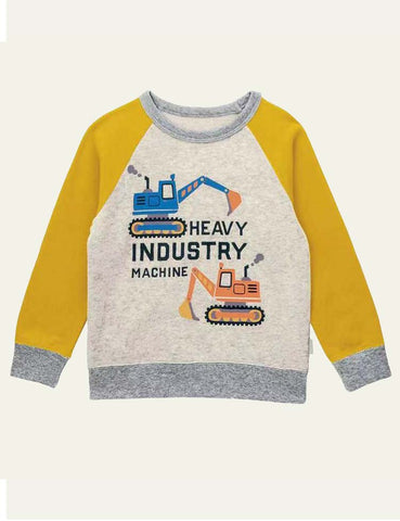 Cartoon Vehicle Sweatshirt