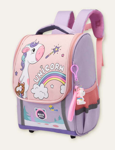 Unicorn Printed Schoolbag Backpack