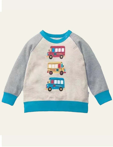 Cartoon Vehicle Sweatshirt