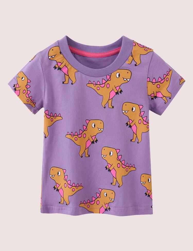 Dinosaur Full Printed T-shirt - CCMOM