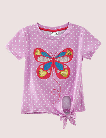 Butterfly Dots Short Sleeve T-shirt