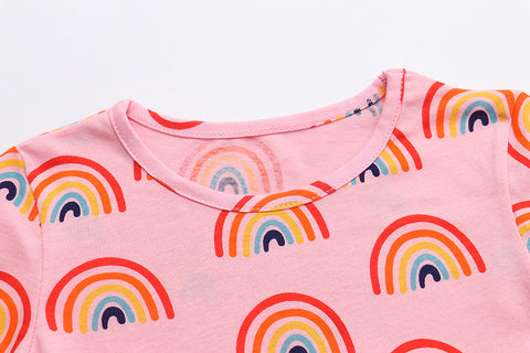 Rainbow Full Print Dress