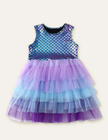 Mermaid Mesh Party Dress