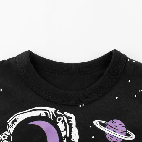 Astronaut Printed Long-Sleeved T-shirt