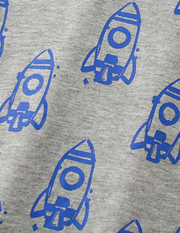 Rocket Printed Set