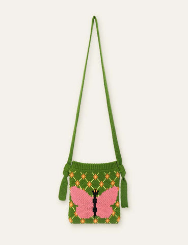 Butterfly Knitted Crossbody Bag