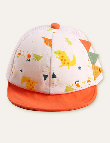 Dinosaur Printed Baseball Cap