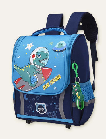 Dinosaur Printed Schoolbag Backpack