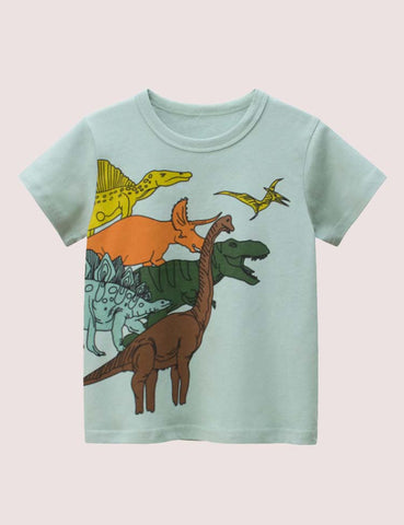 Dinosaur World Printed T-shirt