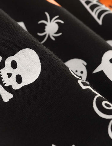 Halloween Pumpkin Ghost Printed Sweatpants