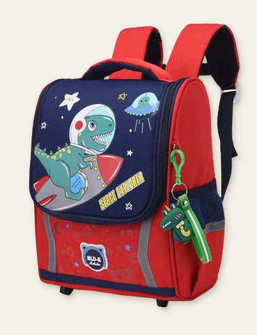 Dinosaur Printed Schoolbag Backpack