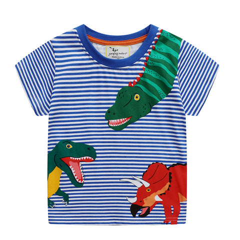 Dinosaur Printed Short-Sleeved T-shirt