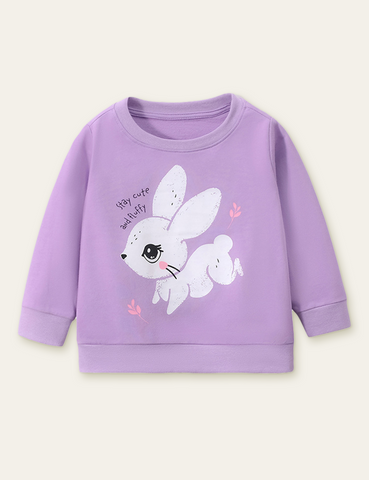 Rabbit Print Sweatshirt