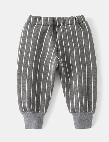 Fleece Sports Striped Trousers