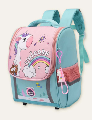 Unicorn Printed Schoolbag Backpack