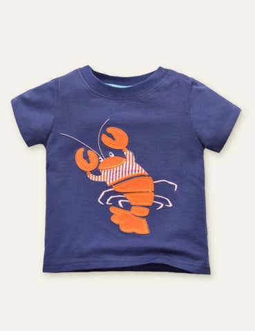 Lobster Appliqué T-shirt