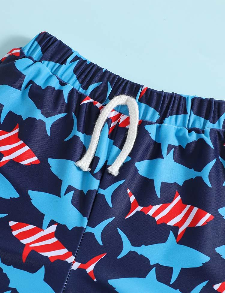 Shark Full Printed Swimming Shorts - CCMOM