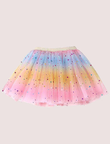 Star Mesh Party Skirt