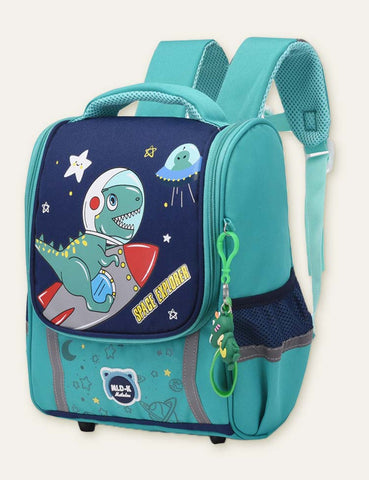 Dinosaur Printed Schoolbag Backpack