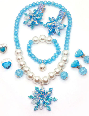 Undersea Mermaid Shell Necklace Accessories Set