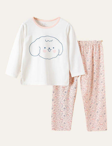 Animal Fruit Cartoon Printed Pajamas