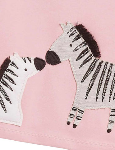 Zebra Appliqué Polka Dot Set