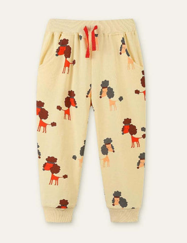 Puppy Printed Sweatpants