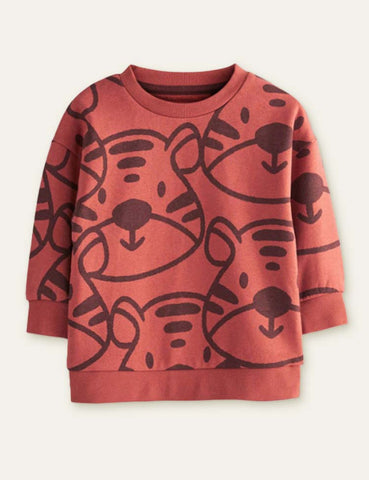 Tiger Printed Sweatshirt