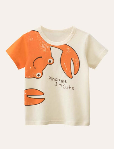 Crab Print T-shirt