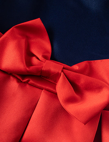 Red Bow-Knot Party Dress