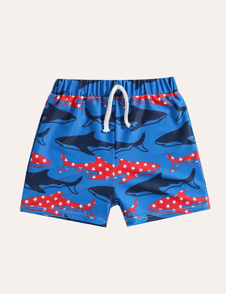 Shark Full Printed Swimming Shorts - CCMOM