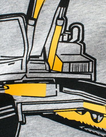 Excavator Printed T-shirt