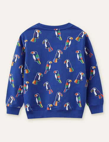 Parrot Full Printed Sweatshirt