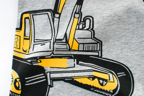 Excavator Printed T-shirt