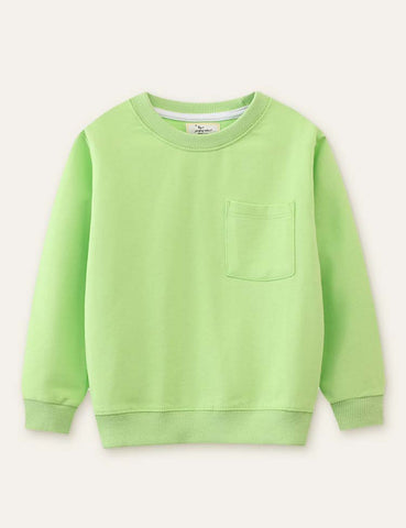 Pocket Colorful Sweatshirt